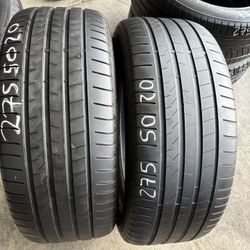 275/50r20 Two Used Tires In Great Shape