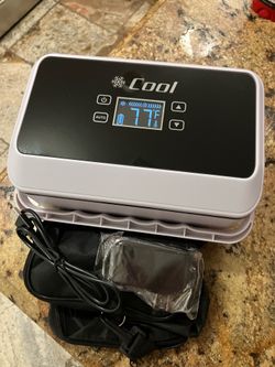Electric Insulin Cooler Travel Case Box, Insulin Fridge Storage Portable Insulin Refrigerator, Diabetic Insulin Cooler LCD Display, Rechargeable Batte