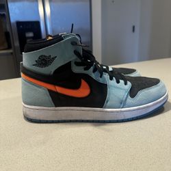 Jordan 1 Teal/orange Size 13 Men