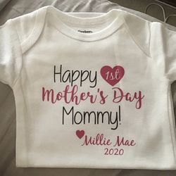 First Mother’s Day Onesies For Baby