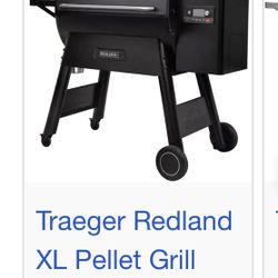 BRAND NEW IN BIX TRAEGER REDLAND XL PELLET GRILL SMOKER WITH WI-FI TECHNOLOGY 