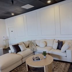 Cloud Sectional Sofa — 5 Seat Modular Couch (Cream NEW)