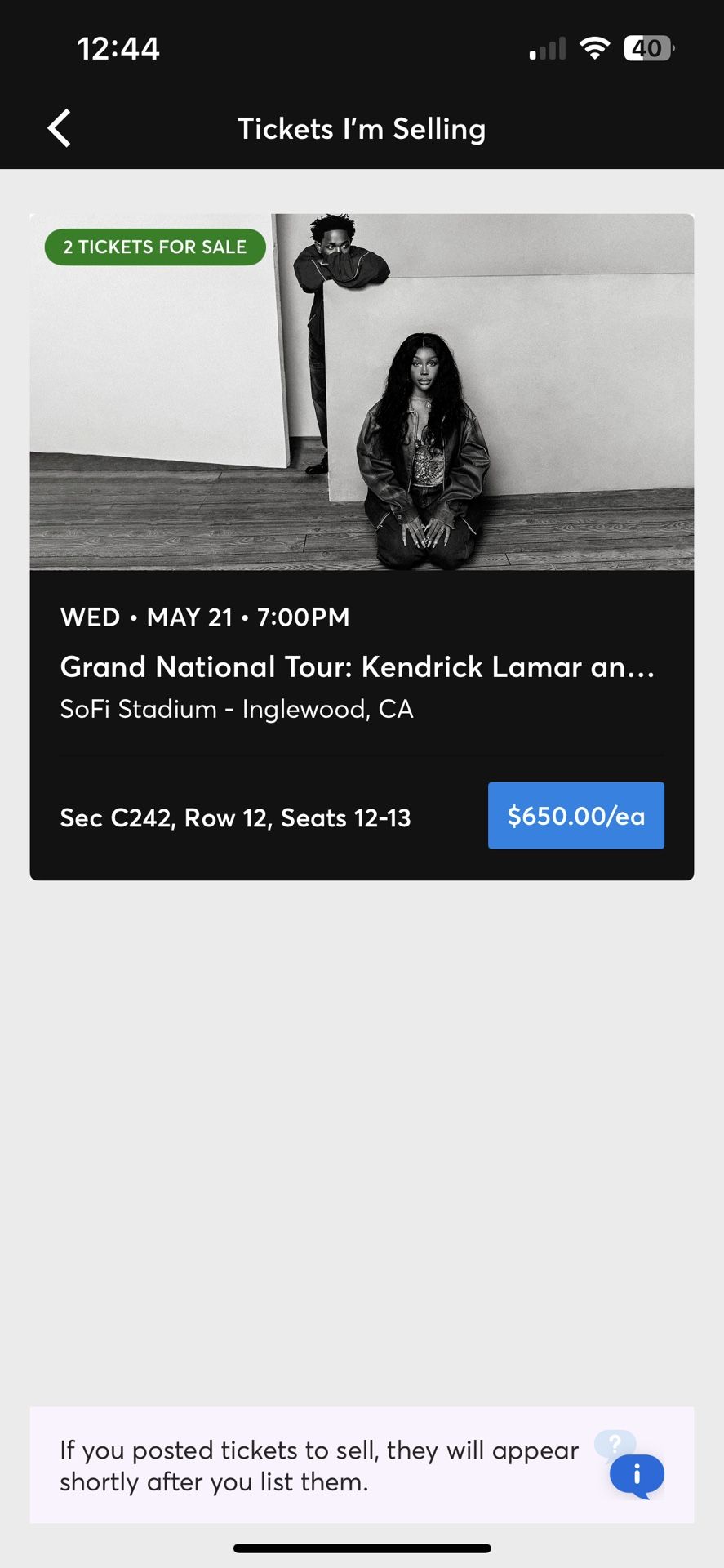 Kendrick Lamar Concert Tickets