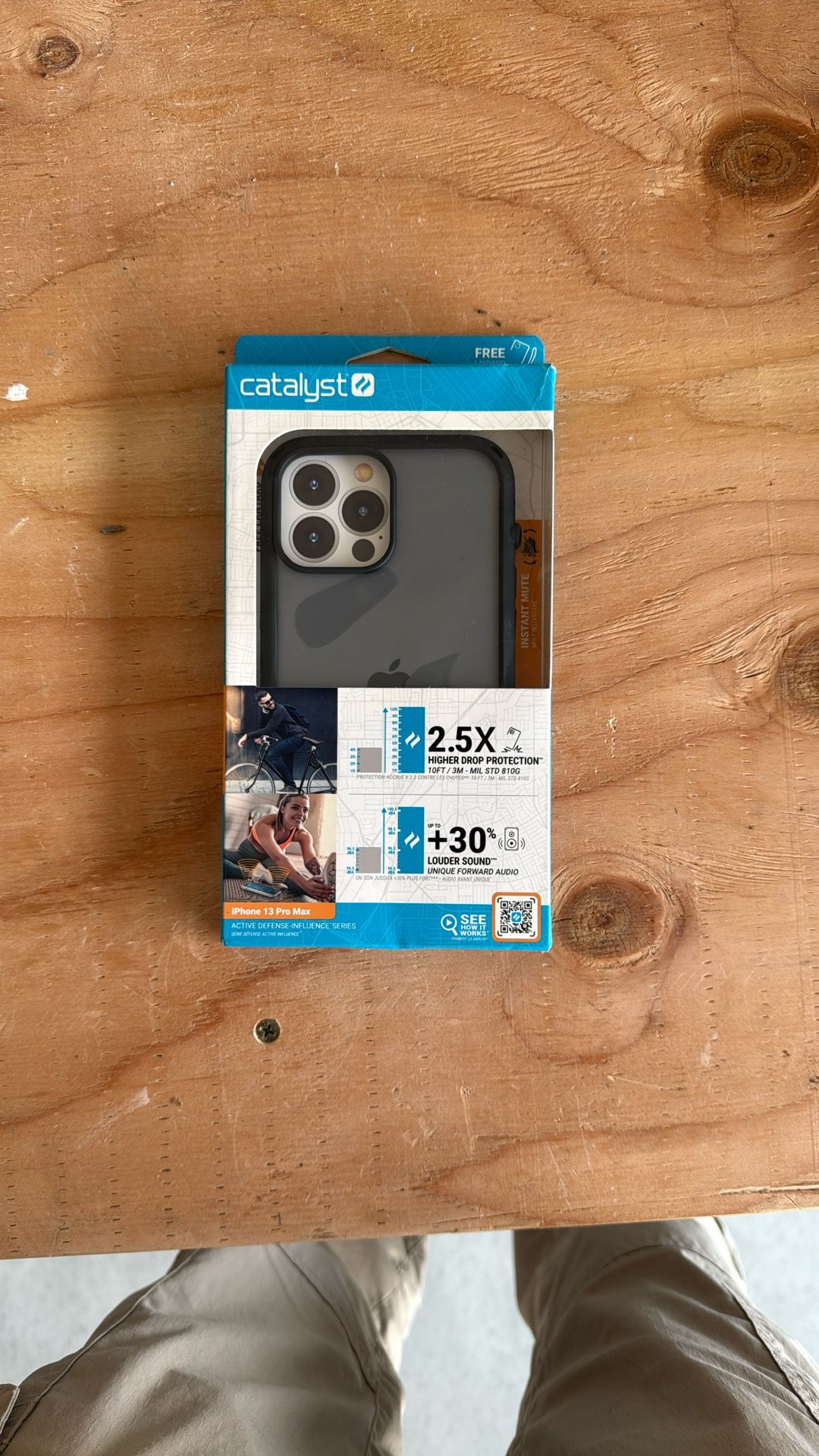 Catalyst Influence Series Protective Case - iPhone 13 Pro Max (Stealth Black)
