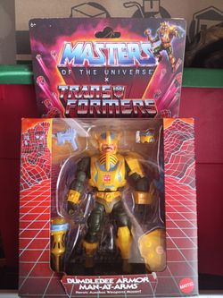 Masters of the Universe x Transformers Bumblebee Armor Man-At-Arms