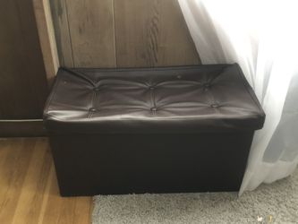 Small storage ottoman