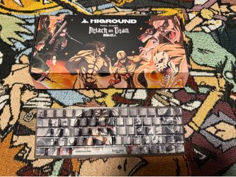 HiGround Anime Gaming Keyboards (Attack on Titan & Jujutsu Kaisen)