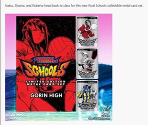 PRESALE SDCC 2026 Rival Schools: Boring High Metal Card set