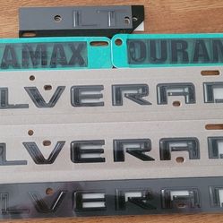 Chevrolet Silverado BLACK Emblems