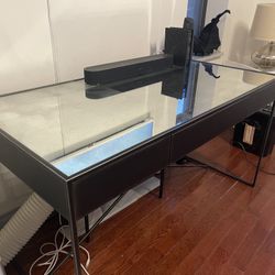 Restoration Hardware Mirrored Desk