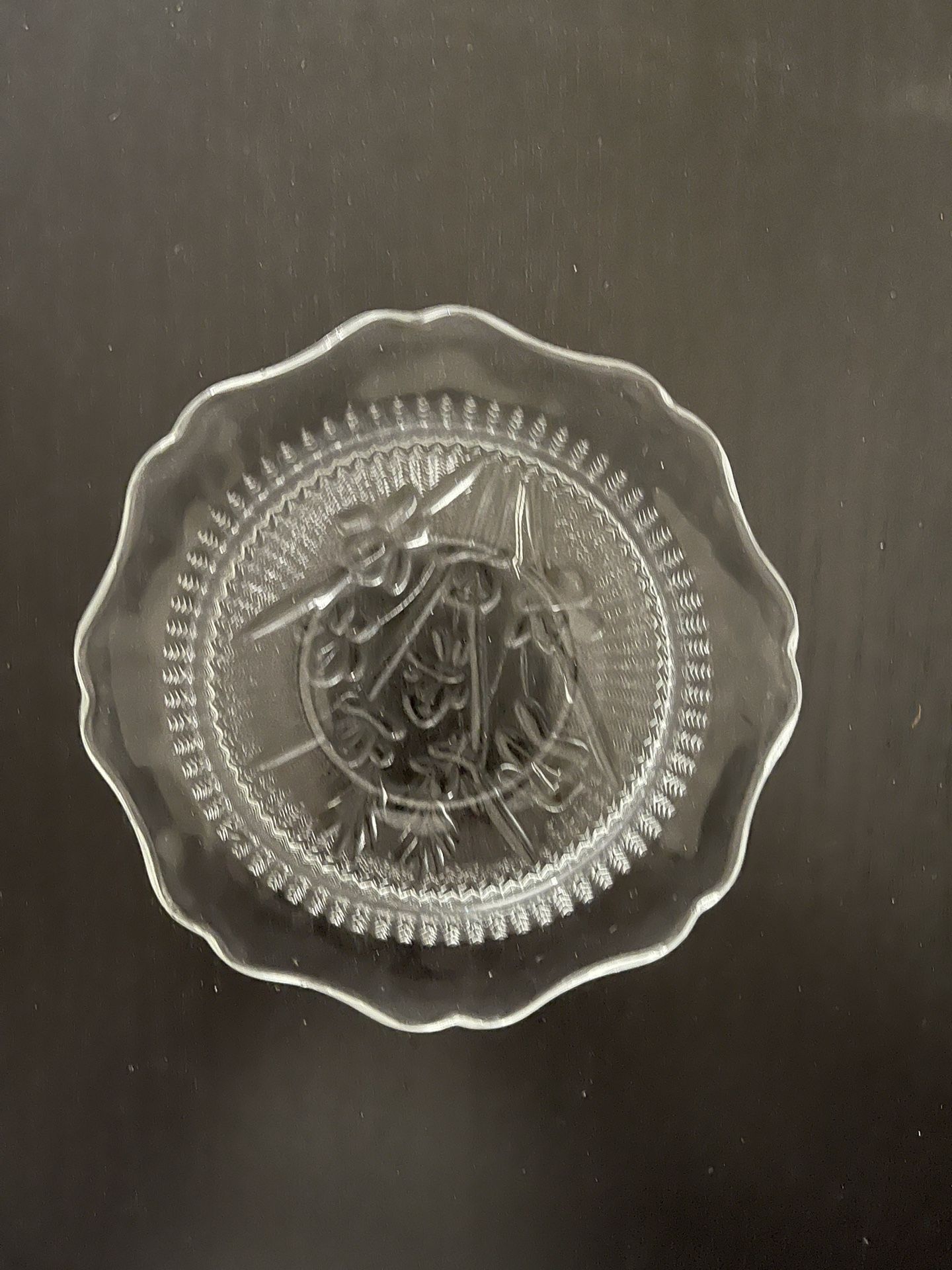 11 VINTAGE 5 1/2" JEANETTE GLASS IRIS AND HERRINGBONE DISHES**