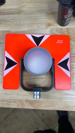 Single Tilt Prism for Total Stations