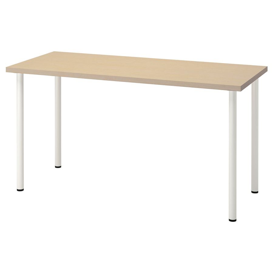 Ikea MÅLSKYTT / ADILS Desk 55 1/8x23 5/8 "