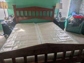King size bed frame