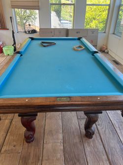Schmidt 3 piece slate pool table