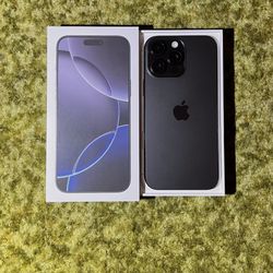 iPhone 16 Pro Max | 256GB | Black Titanium | Factory Unlocked