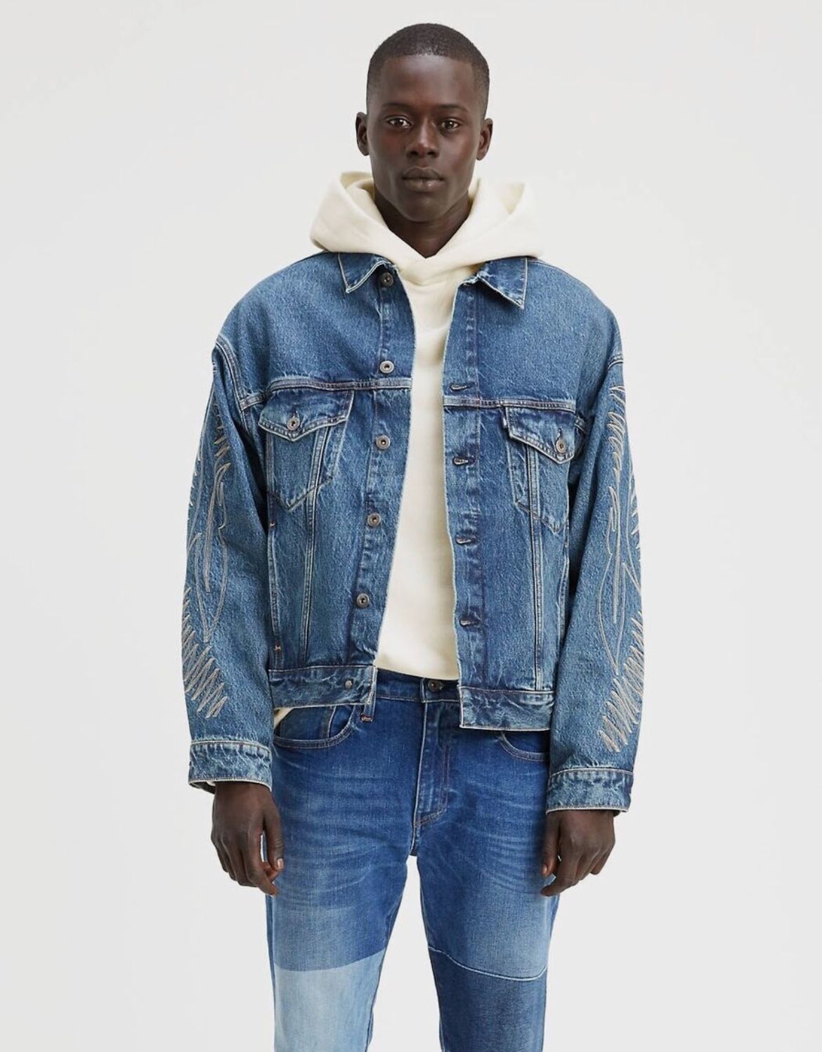 Levi’s Made And Crafted Oversized Type 3 Trucker Jacket Denim Size Large