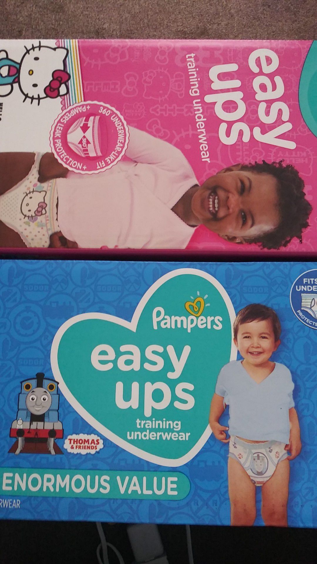 Pampers / Diapers Sz. 4t - 5t easy ups