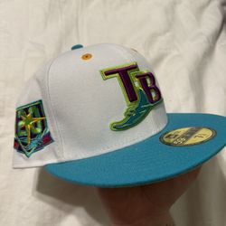 Tampa Bay Devil Rays 20 Year Patch Fitted