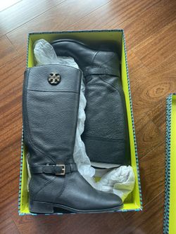 Tory Burch Black Boots Size 10.5