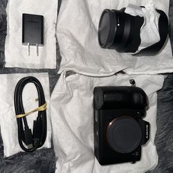 Sony a7 IV with lens