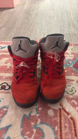 Jordan 5 Retro Raging Bull Red  6Y