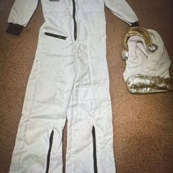 New Medium Kids Boys Youth Space Astronaut Costume School 