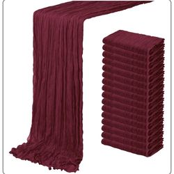 Burgundy Table Runners