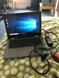 Dell core i 5 7th generation touch screen , Hard drive 1 TB, Ram 8 , 13.3 inches with charger, foldable and convertible you can use it as tablet or l