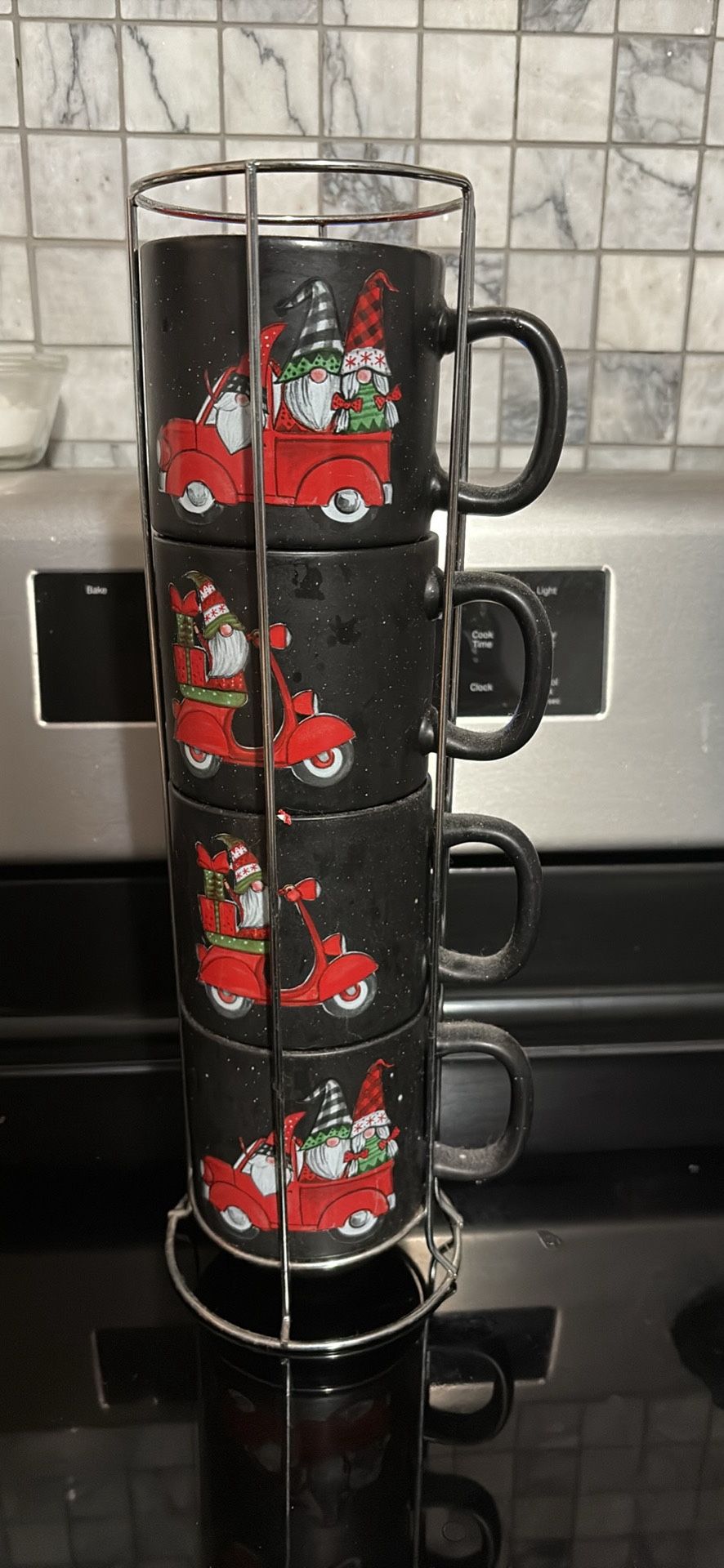 Holiday Gnome Mug Set