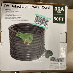 RV Detachable Power Cord
