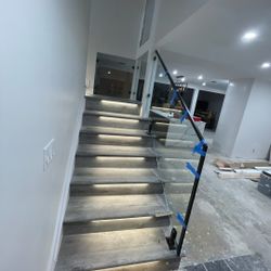 Stairs Indoor Glass Railing