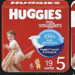 Huggies Lil Moves . Size 5 
