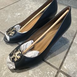 Tory Burch Wedge Shoes Size 8