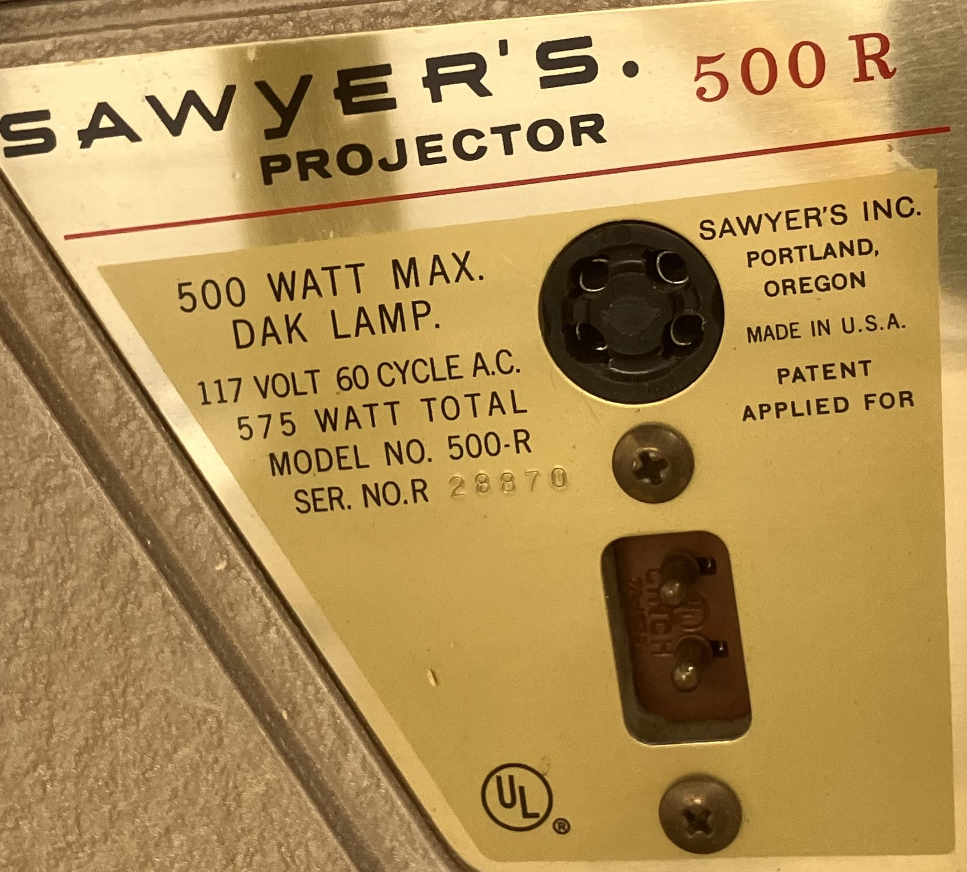 Old School Projector