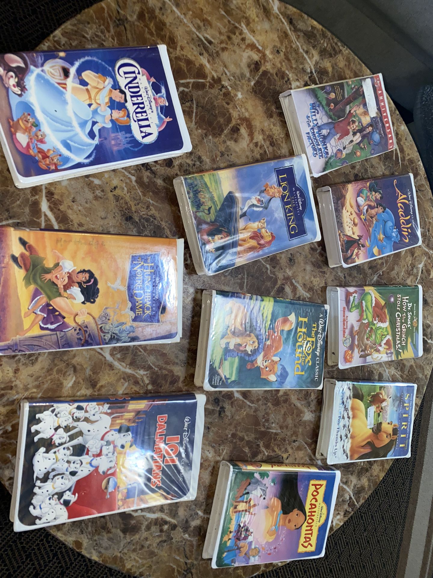 (10) DISNEY VHS MOVIES / PRICE IS FOR ALL