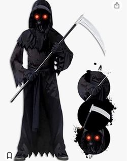 Reaper Halloween Costume For Kids  Médium Size (8-10)