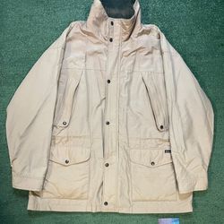 Vintage Woolrich field tan jacket