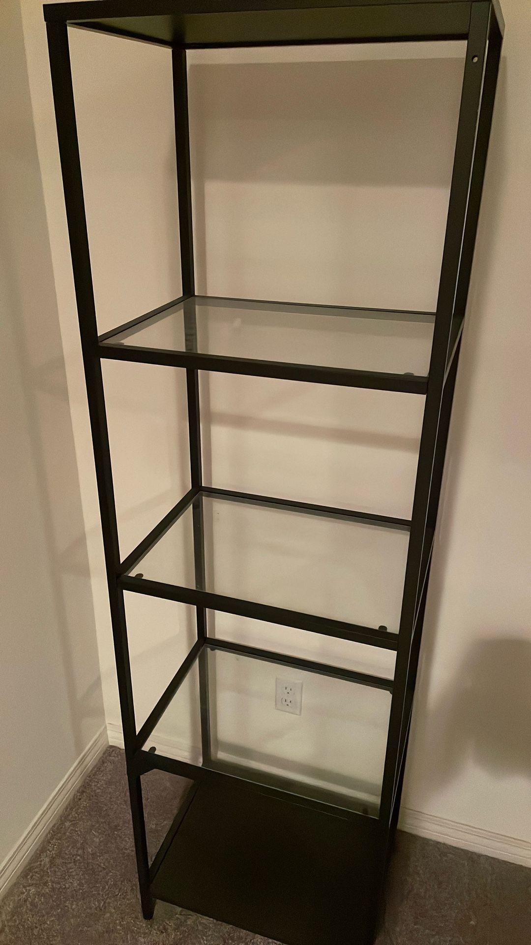 IKEA 5 Tier Shelf Metal Black