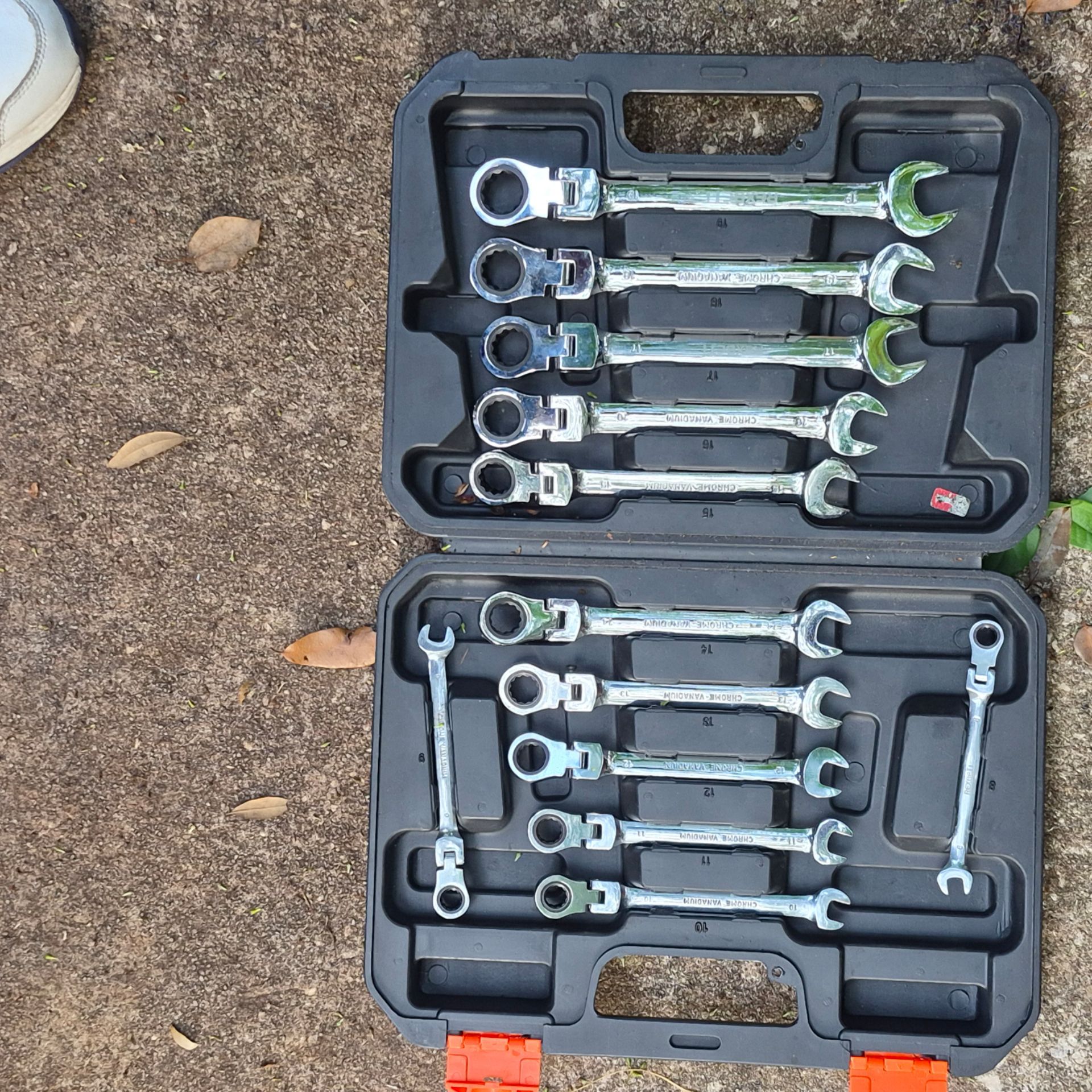 REXBETI 12 PIECE METRIC RACHET WRENCH SET