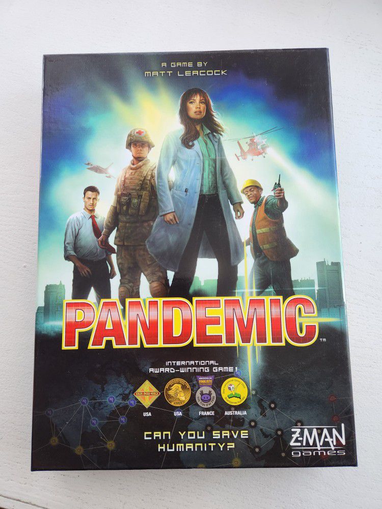 Pandemic Board Game Cooperative Family Fun Game Z-Man Games - Complete

