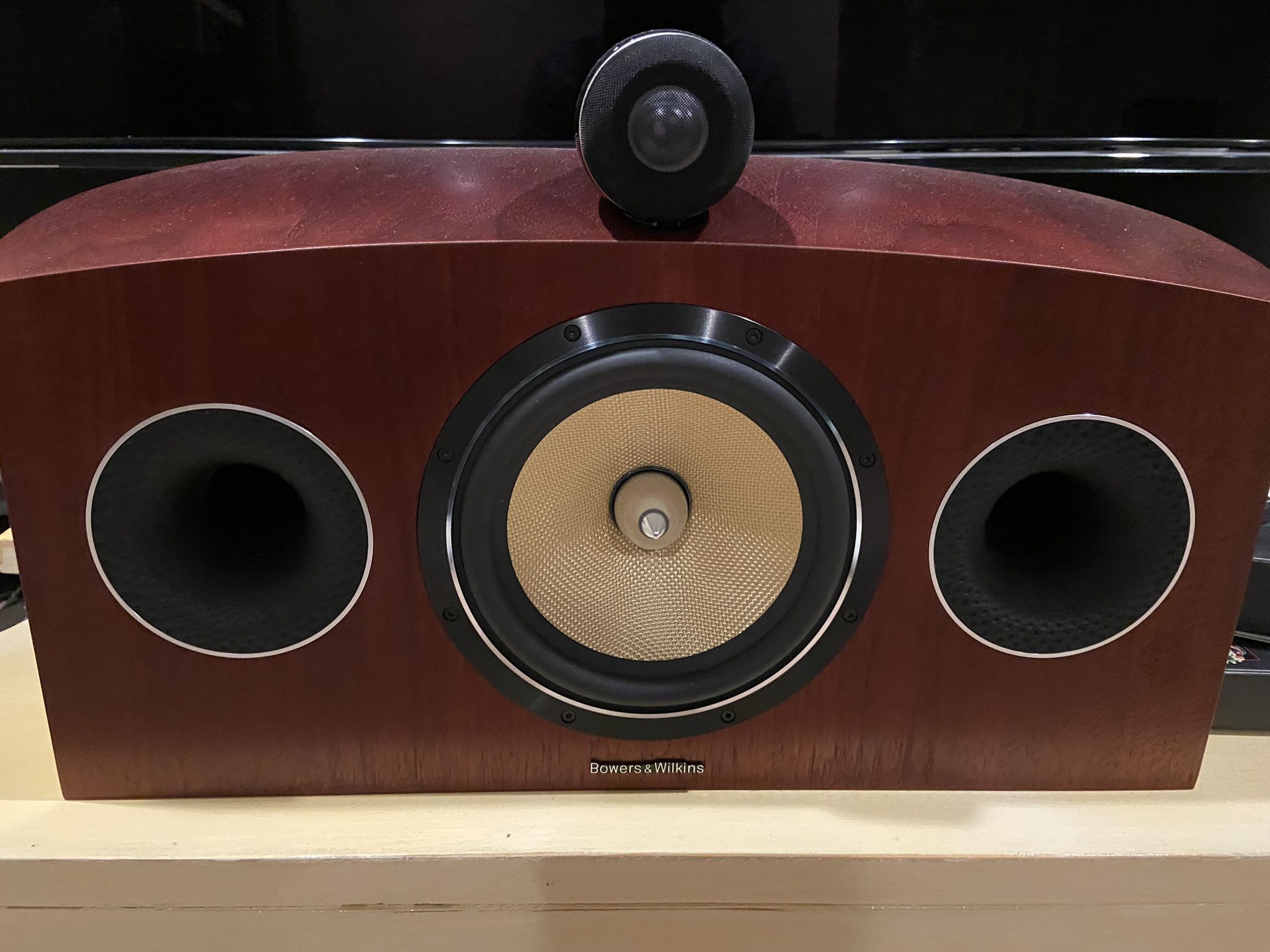 B&W Bowers & Wilkins HTM4 D2 Center speaker, Rosewood Made In England