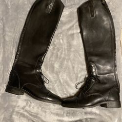 Ladies leather Lariat Tall Boots $150