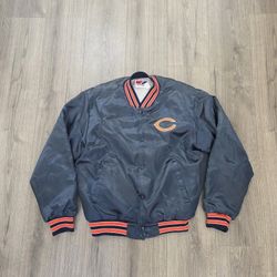 Vintage Swingster Chicago Bears Bomber Jacket Mens Size Large
