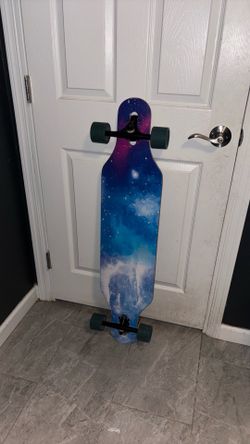 Longboard Skateboard, 41 Inch Drop Through Longboard Complete 9-Ply Nature Maple Premium Cruiser Long Board for Adults