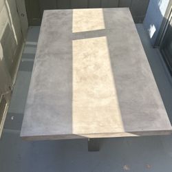 living spaces concrete coffee table