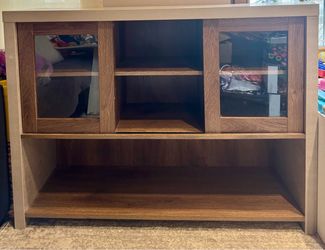 Grey/Brown Wood Cabinet