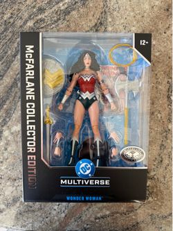 McFarlane Collector Edition #61 George Perez Wonder Woman NEW DC Multiverse