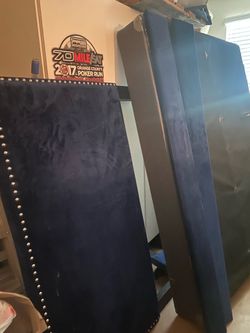 Queen size bed frame and box spring