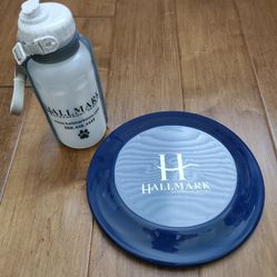 Dog Frisbee & Water Bottle